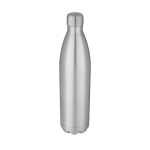Grande bouteille isotherme en inox avec logo 1 L Thermique Cove couleur argenté