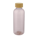 Bouteilles personnalisées en plastique recyclé 650ml RPET Nature couleur rose