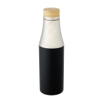 Gourde isotherme au design élégant bicolore 540 ml Thermique Urban couleur noir troisième vue