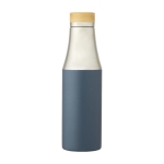 Gourde isotherme au design élégant bicolore 540 ml Thermique Urban couleur bleu pétrole deuxième vue frontale