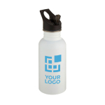 Gourde en acier avec bec sportif finition mate 500 ml Match avec zone d'impression