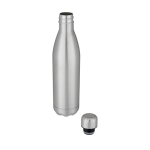 Gourde isotherme personnalisée originale en couleurs 750 ml Cove couleur argenté deuxième vue