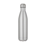 Gourde isotherme personnalisée originale en couleurs 750 ml Cove couleur argenté deuxième vue frontale