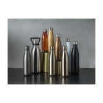 Gourde isotherme personnalisée originale en couleurs 750 ml Cove couleur argenté image nature morte