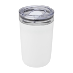 Verre en verre borosilicaté et plastique recyclé 420ml Glass couleur blanc