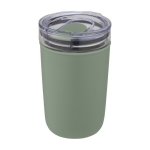 Verre en verre borosilicaté et plastique recyclé 420ml Glass couleur vert menthe