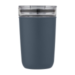 Verre en verre borosilicaté et plastique recyclé 420ml Glass couleur bleu pétrole troisième vue