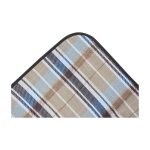 Couverture pique-nique imperméable rayée 140 g/m² avec poignée Leisure couleur kaki vue détail 1
