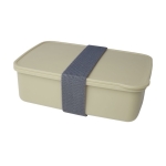 Luch box de 800 ml en plastique recyclé à personnaliser Recycled couleur beige