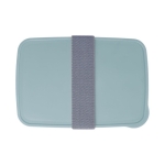 Luch box de 800 ml en plastique recyclé à personnaliser Recycled couleur vert menthe deuxième vue frontale