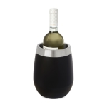 Refroidisseur de vin en acier inoxydable gravé avec votre logo Glamour couleur noir
