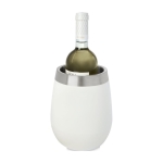 Refroidisseur de vin en acier inoxydable gravé avec votre logo Glamour couleur blanc