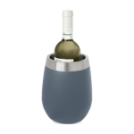 Refroidisseur de vin en acier inoxydable gravé avec votre logo Glamour couleur bleu gris