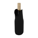 Housse isolante en néoprène extensible pour bouteilles Wine couleur noir
