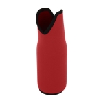 Housse isolante en néoprène extensible pour bouteilles Wine couleur rouge deuxième vue