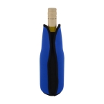 Housse isolante en néoprène extensible pour bouteilles Wine couleur bleu roi quatrième vue