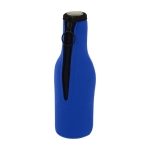 Housse à bouteille isotherme en néoprène coloré à fermeture zip Bottle couleur bleu roi