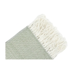 Couverture d'été douce à motifs 170 g/m² Summer couleur vert vue détail 1