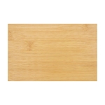 Set de manucure dans un coffret en bambou avec 5 accessoires Bamboo couleur naturel deuxième vue frontale