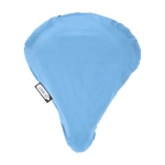 Housse pour selle de vélo en PET recyclé en différents coloris Colors couleur bleu ciel deuxième vue frontale