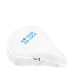 Housse pour selle de vélo en PET recyclé en différents coloris Colors avec zone d'impression
