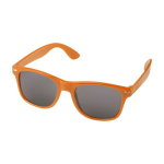 Lunettes de soleil promotionnelles recyclées avec protection UV400 couleur orange