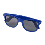 Lunettes de soleil promotionnelles recyclées avec protection UV400 couleur bleu roi deuxième vue