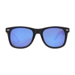 Lunettes de soleil colorées polarisées en bambou Polarized Bamboo couleur bois clair deuxième vue frontale