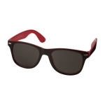 Lunettes de soleil rétro de forme carrée avec deux couleurs Bicolor couleur rouge