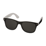 Lunettes de soleil rétro de forme carrée avec deux couleurs Bicolor couleur blanc
