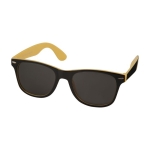 Lunettes de soleil rétro de forme carrée avec deux couleurs Bicolor couleur jaune