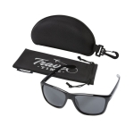 Lunettes de soleil sport polarisées noires Regular Polarized couleur noir vue impression sérigraphique