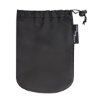 Serviette à séchage rapide 130x80cm recyclée 200 g/m2 Fitness RPET couleur gris foncé deuxième vue arrière