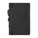 Carnet durable avec feutre effaçable réutilisable A5 feuilles unies couleur noir deuxième vue arrière