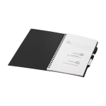 Carnet durable avec feutre effaçable réutilisable A5 feuilles unies couleur noir troisième vue
