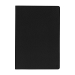 Carnet en papier imperméable lignés A5 Waterproof Stonepaper Soft couleur noir deuxième vue frontale
