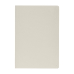 Carnet en papier imperméable lignés A5 Waterproof Stonepaper Soft couleur blanc cassé deuxième vue frontale
