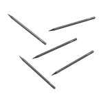 Lot de 5 crayons promotionnels en graphite Infinity couleur gris foncé troisième vue