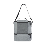 Sac isotherme recyclé personnalisé avec 2 compartiments Go Out couleur gris deuxième vue arrière
