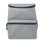 Sac à dos isotherme pour excursions avec plusieurs poches Go Out couleur gris deuxième vue frontale