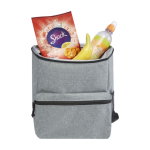 Sac à dos isotherme pour excursions avec plusieurs poches Go Out couleur gris deuxième vue