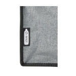 Sac isotherme recyclé pour 4 canettes avec fermeture à rabat Go Out couleur gris vue détail 1
