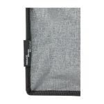 Sac isotherme recyclé pour 4 canettes avec fermeture à rabat Go Out couleur gris vue détail 2