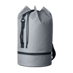 Sac polochon en plastique recyclé d'une capacité de 20 l Minimal RPET couleur gris