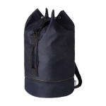 Sac polochon en plastique recyclé d'une capacité de 20 l Minimal RPET couleur bleu marine
