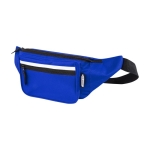 Sac banane en PET recyclé personnalisable avec deux poches Journey couleur bleu roi