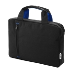 Sac conférence attaché-case économique à poche et détail coloré RPET couleur bleu roi