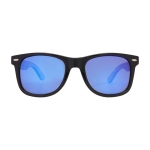Lunettes de soleil personnalisées en bois de chêne Polarized Wood couleur bois deuxième vue frontale