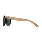 Lunettes de soleil personnalisées en bois de chêne Polarized Wood couleur bois vue latérale