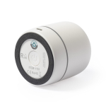 Enceinte BT 5.0 fabriquée en matériaux recyclés et LED externe Recyclo troisième vue